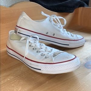 White Converse sneakers